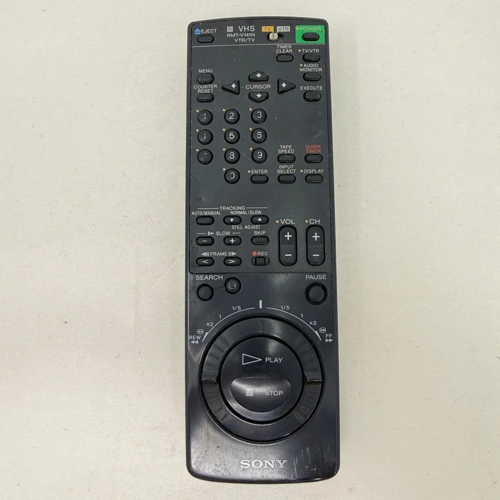 GENUINE SONY RMT-V141N VCR REMOTE - SLV-620HF SLV-710HF SLV-720HF
